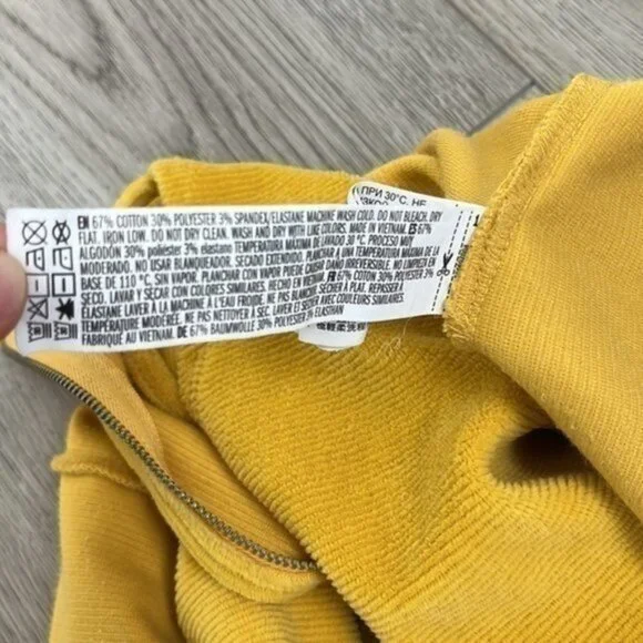 Forever 21 Yellow Tank Mini Bodycon Dress Size Medium - Picture 8 of 8